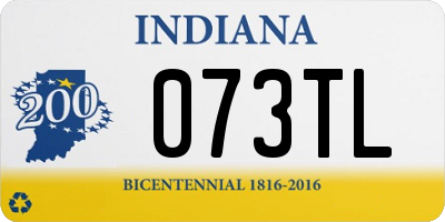 IN license plate 073TL