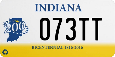 IN license plate 073TT