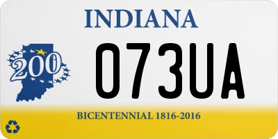 IN license plate 073UA