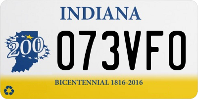 IN license plate 073VFO