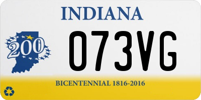 IN license plate 073VG