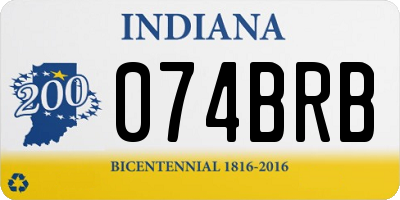IN license plate 074BRB