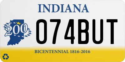 IN license plate 074BUT