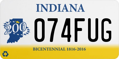 IN license plate 074FUG
