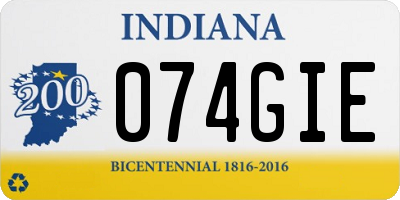 IN license plate 074GIE
