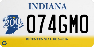 IN license plate 074GMO