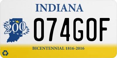 IN license plate 074GOF