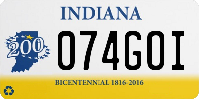 IN license plate 074GOI
