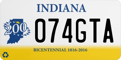 IN license plate 074GTA