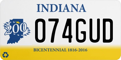 IN license plate 074GUD
