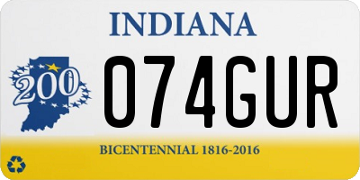 IN license plate 074GUR