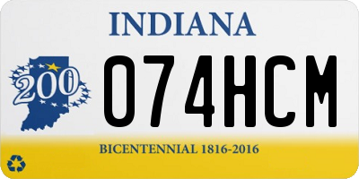 IN license plate 074HCM
