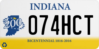 IN license plate 074HCT