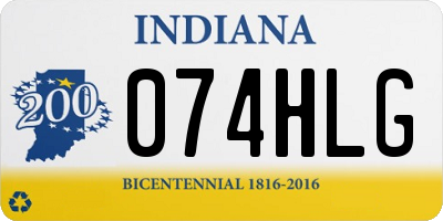 IN license plate 074HLG