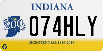 IN license plate 074HLY