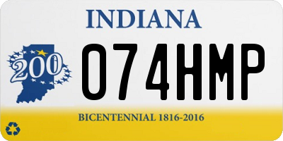 IN license plate 074HMP