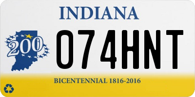 IN license plate 074HNT