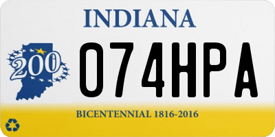 IN license plate 074HPA