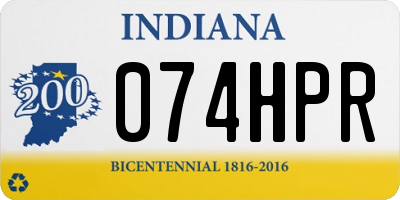 IN license plate 074HPR