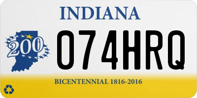 IN license plate 074HRQ