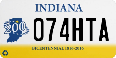 IN license plate 074HTA