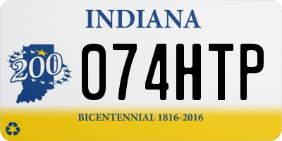 IN license plate 074HTP