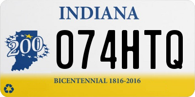 IN license plate 074HTQ