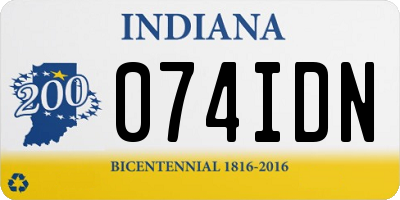 IN license plate 074IDN