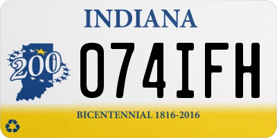 IN license plate 074IFH