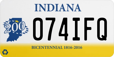 IN license plate 074IFQ