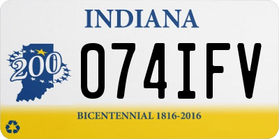 IN license plate 074IFV
