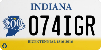 IN license plate 074IGR
