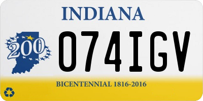 IN license plate 074IGV