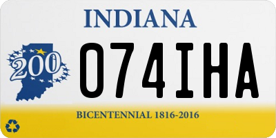 IN license plate 074IHA