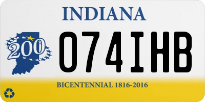IN license plate 074IHB