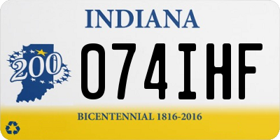 IN license plate 074IHF