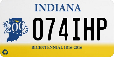IN license plate 074IHP