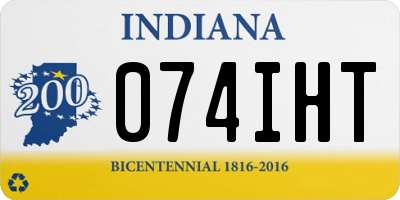 IN license plate 074IHT