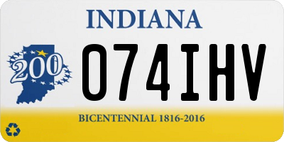 IN license plate 074IHV