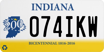 IN license plate 074IKW