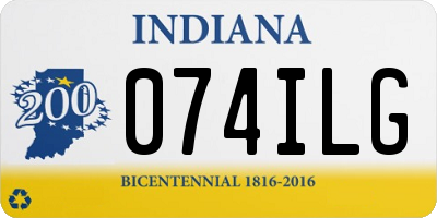 IN license plate 074ILG