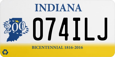 IN license plate 074ILJ
