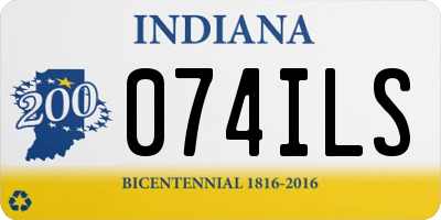 IN license plate 074ILS