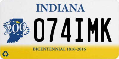 IN license plate 074IMK