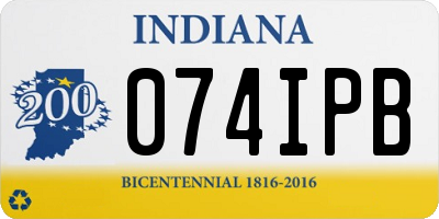 IN license plate 074IPB
