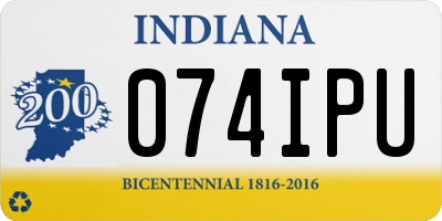 IN license plate 074IPU