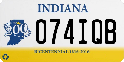 IN license plate 074IQB