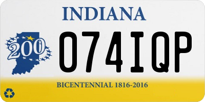 IN license plate 074IQP