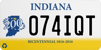 IN license plate 074IQT