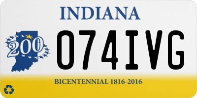 IN license plate 074IVG